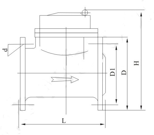 NB-IoT無(wú)線遠(yuǎn)傳水表外形尺寸圖2